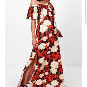 Maternity Off the Shoulder Sundress